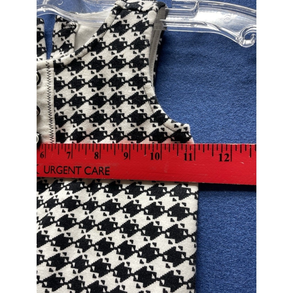Gymboree Olivia Black White Girls Bow Jumper Dress 2T - Picture 5 of 9